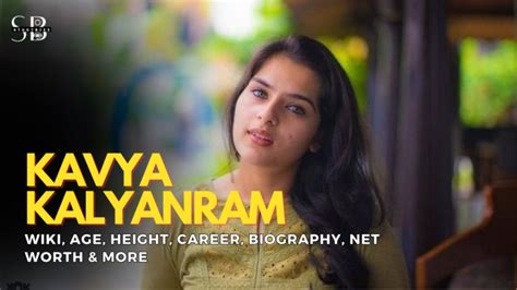 Kavya Kalyanram Age, Family, Boyfriend, Height,。